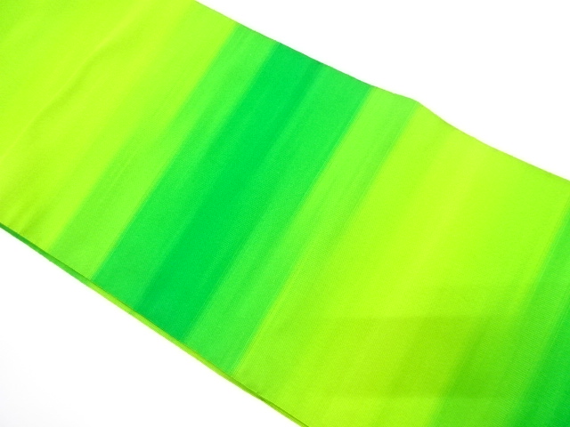 JAPANESE KIMONO / UNUSED NAGOYA OBI / SILK / TSUZURE / WOVEN MIST